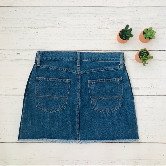 JUSTBLACK Denim Fringe Skirt - Picture 5 of 6